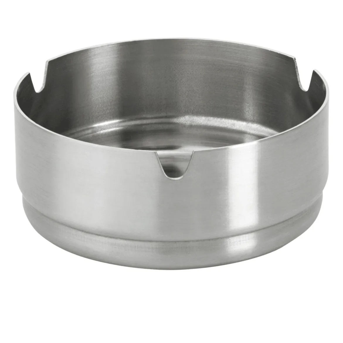 Aschenbecher Edelstahl | stapelbar - Ø 12 cm