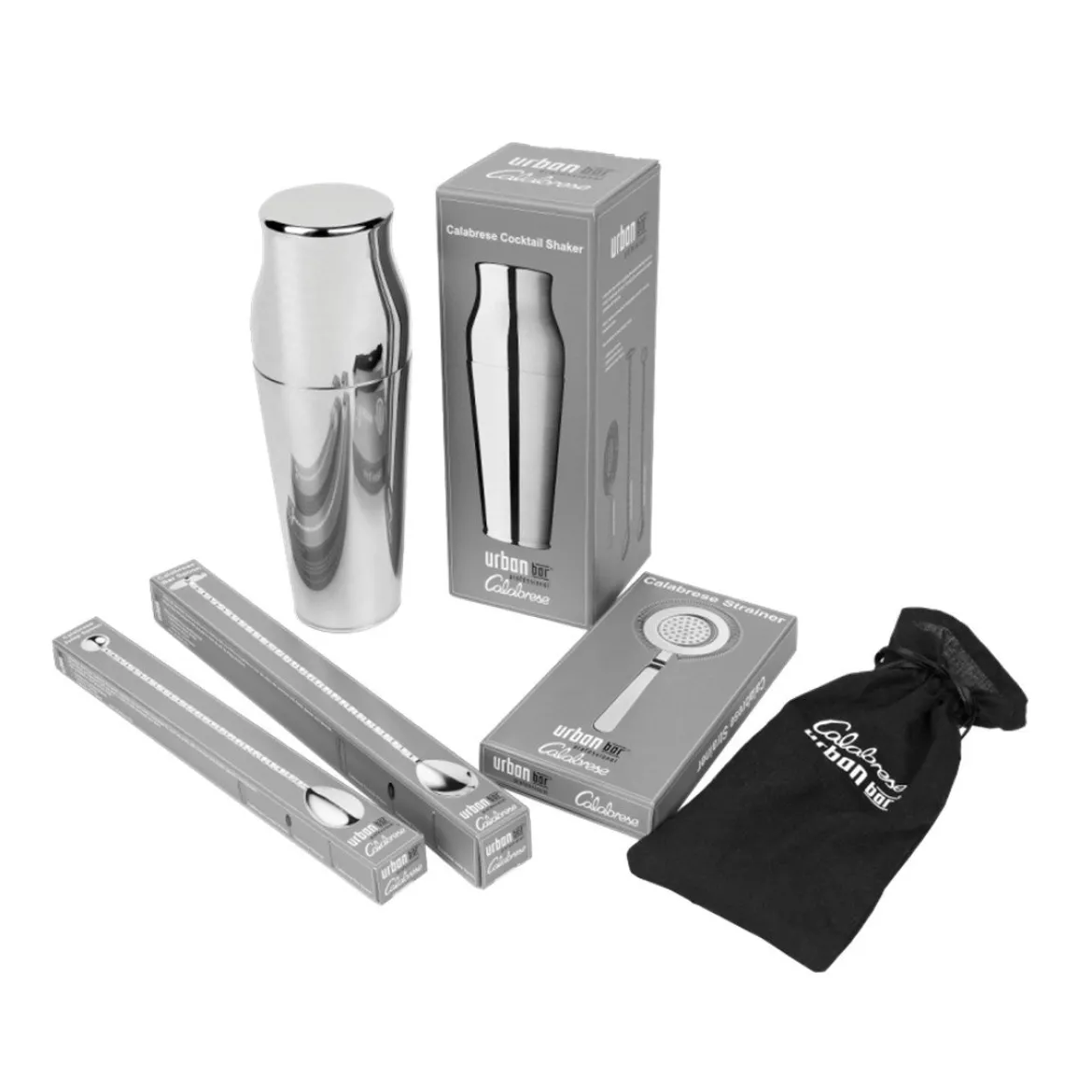 Barlöffel Calabrese Julep | 28,5 cm - Silber