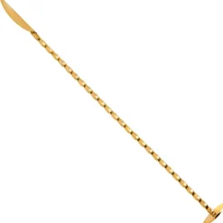 Barlöffel - flaches Ende | 27 cm - Gold