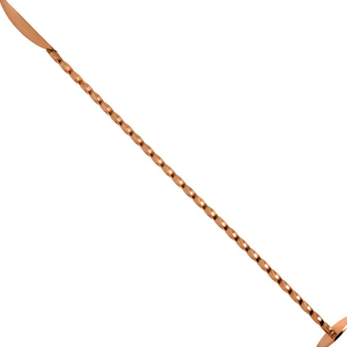 Barlöffel - flaches Ende | 27 cm - Rosegold