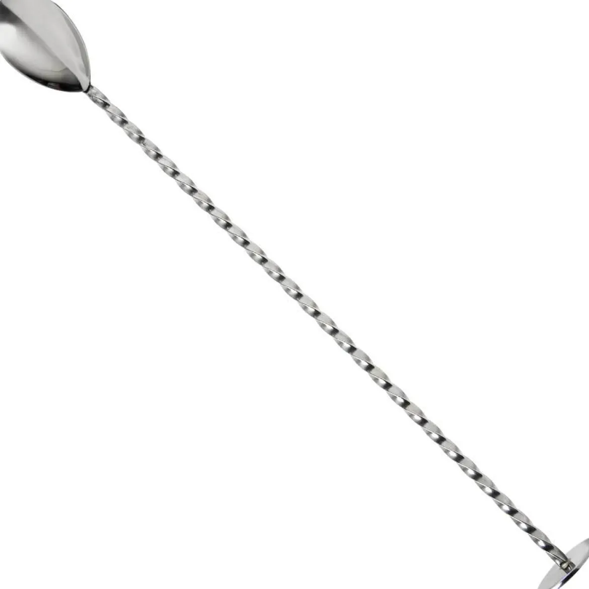 Barlöffel - flaches Ende | 27 cm - Silber