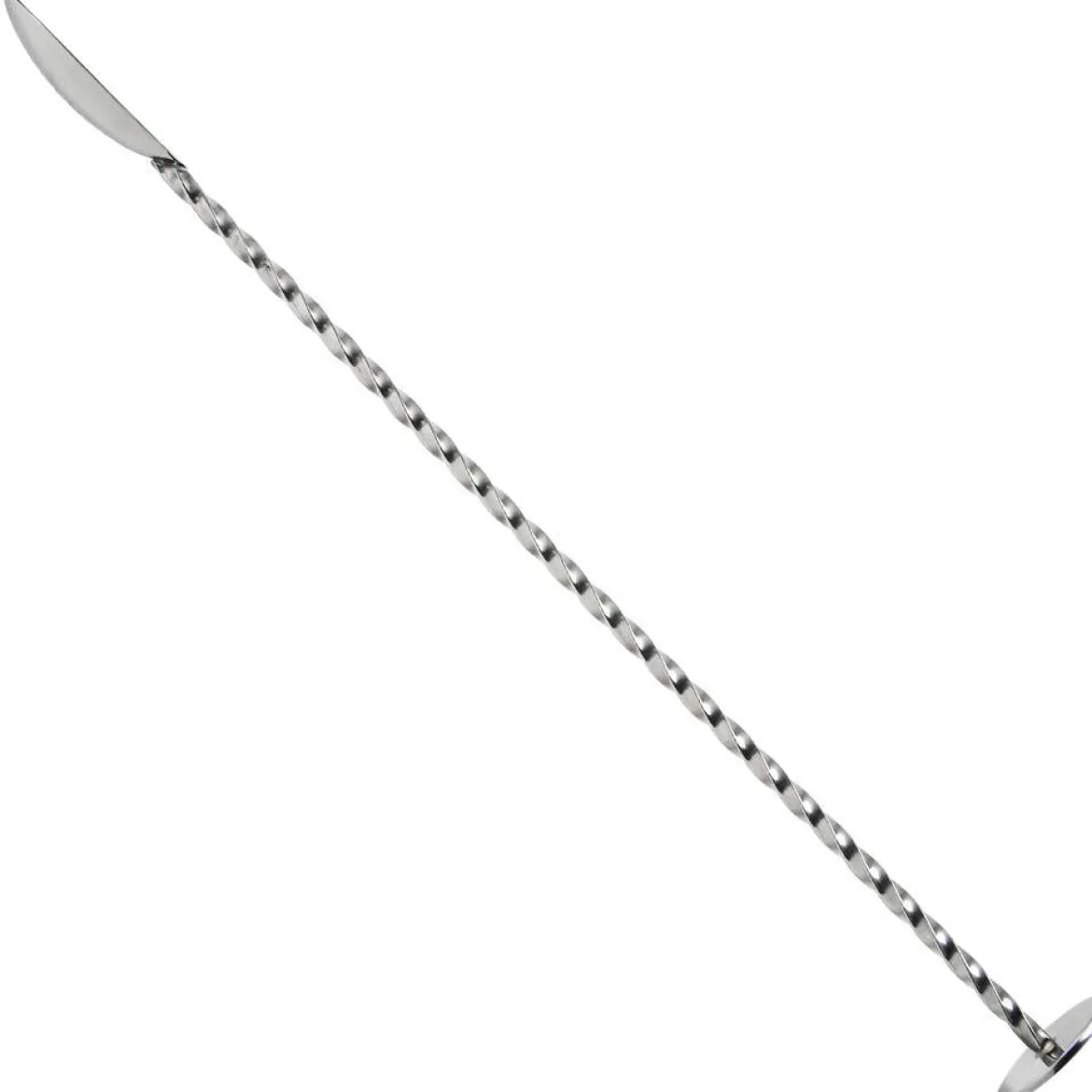 Barlöffel - flaches Ende | 27 cm - Silber
