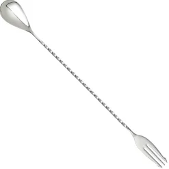 Barlöffel Trident | 30 cm - Silber