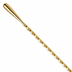 Barlöffel Tropfenform | 30 cm - Gold