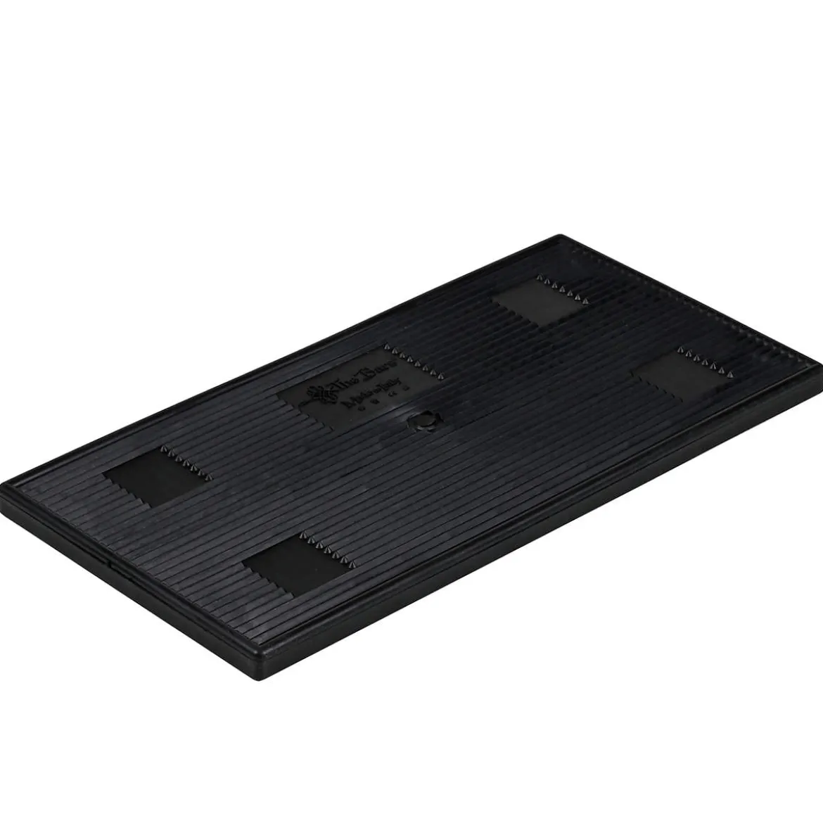 Barmatte Gummi stabil | Schwarz - 30x15 cm