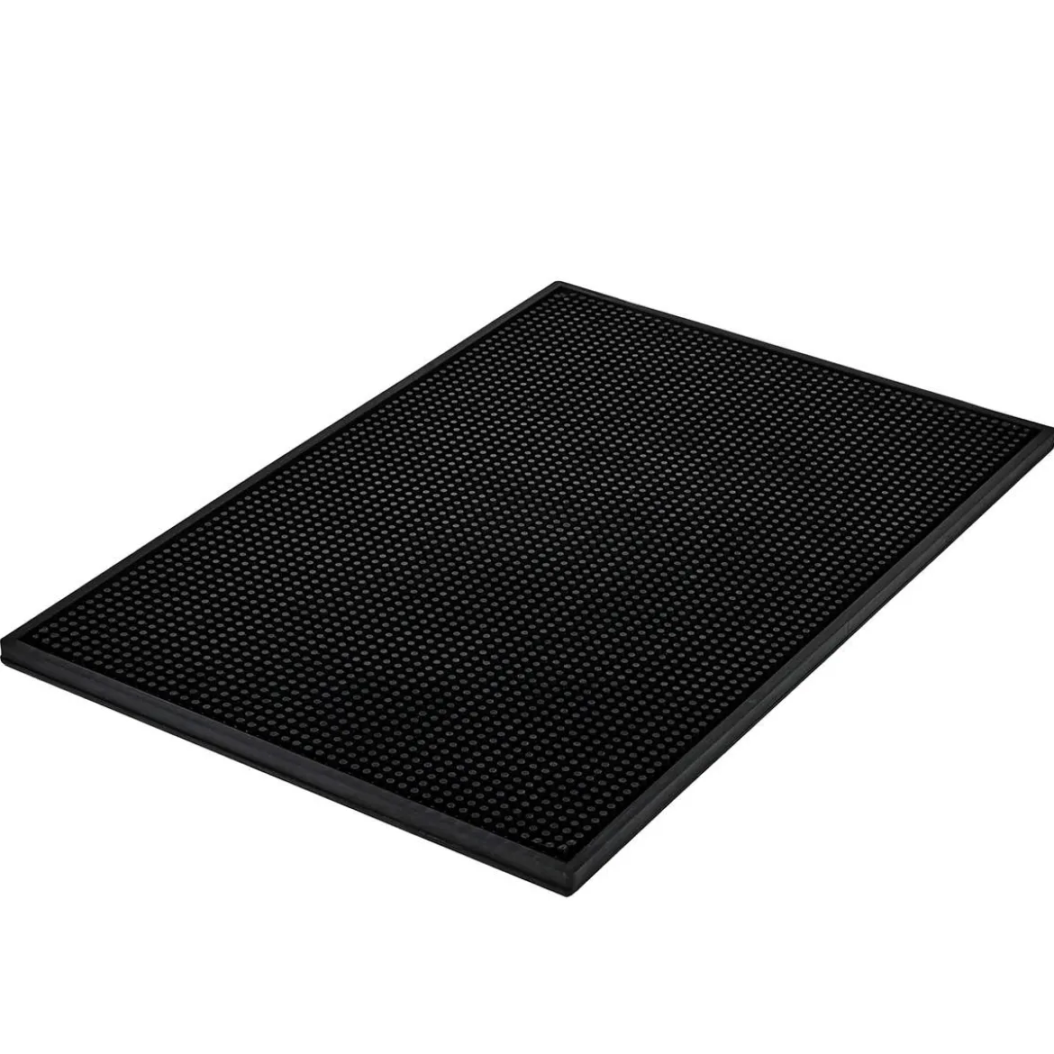 Barmatte Gummi stabil | Schwarz - 45x30 cm