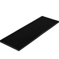 Barmatte Gummi stabil | Schwarz - 60x20 cm