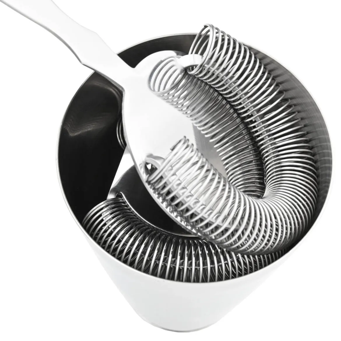 Barsieb mit doppelter Spirale