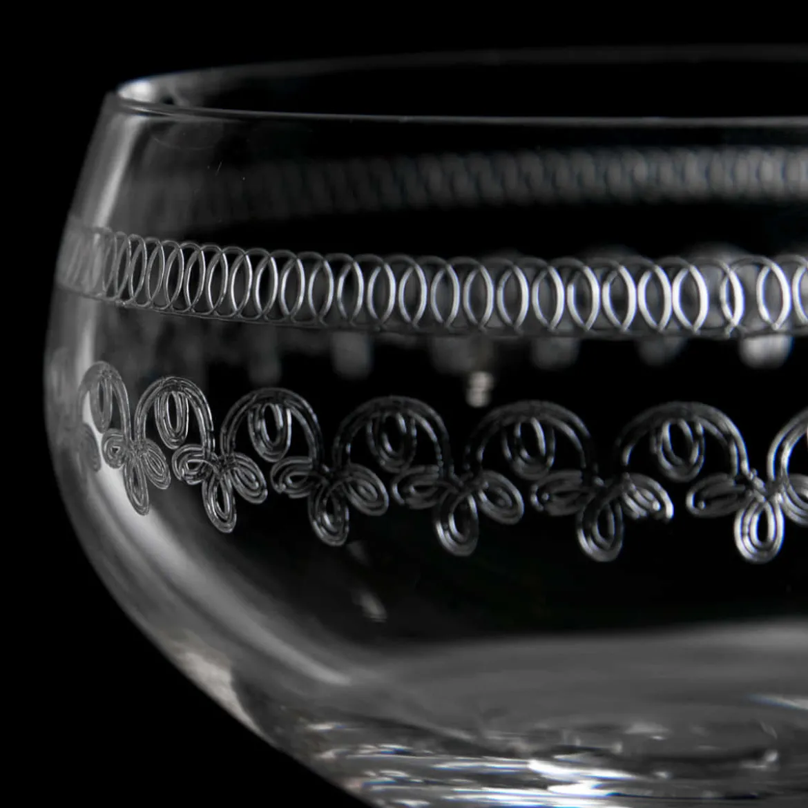 Cocktailglas Retro Coupe | 1910er Verzierung - 220 ml