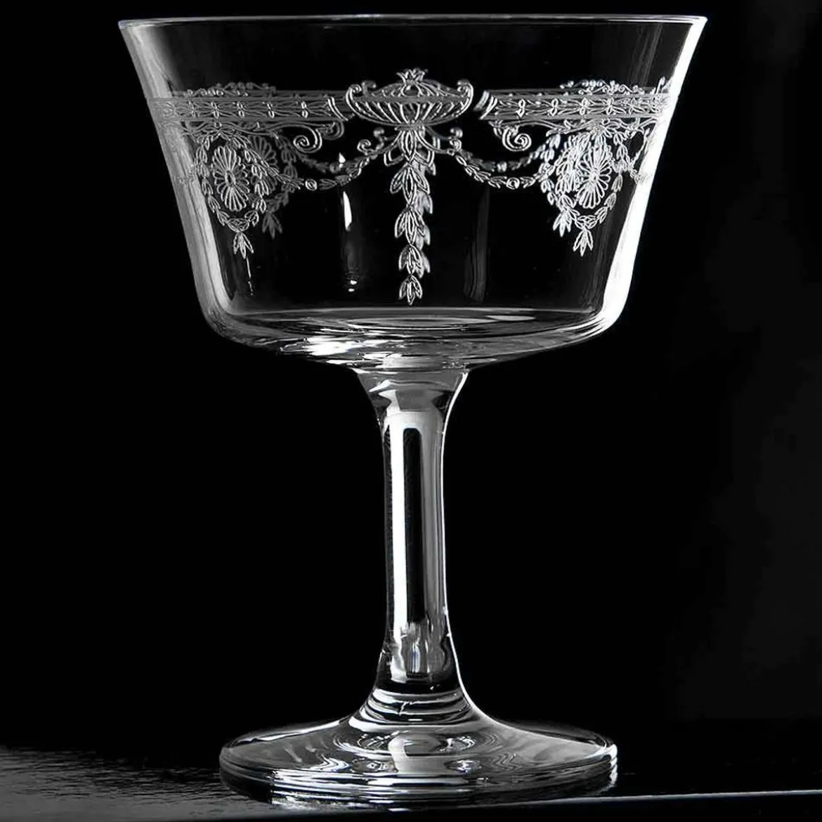 Cocktailglas Retro Fizz | 1890er Verzierung - 200 ml