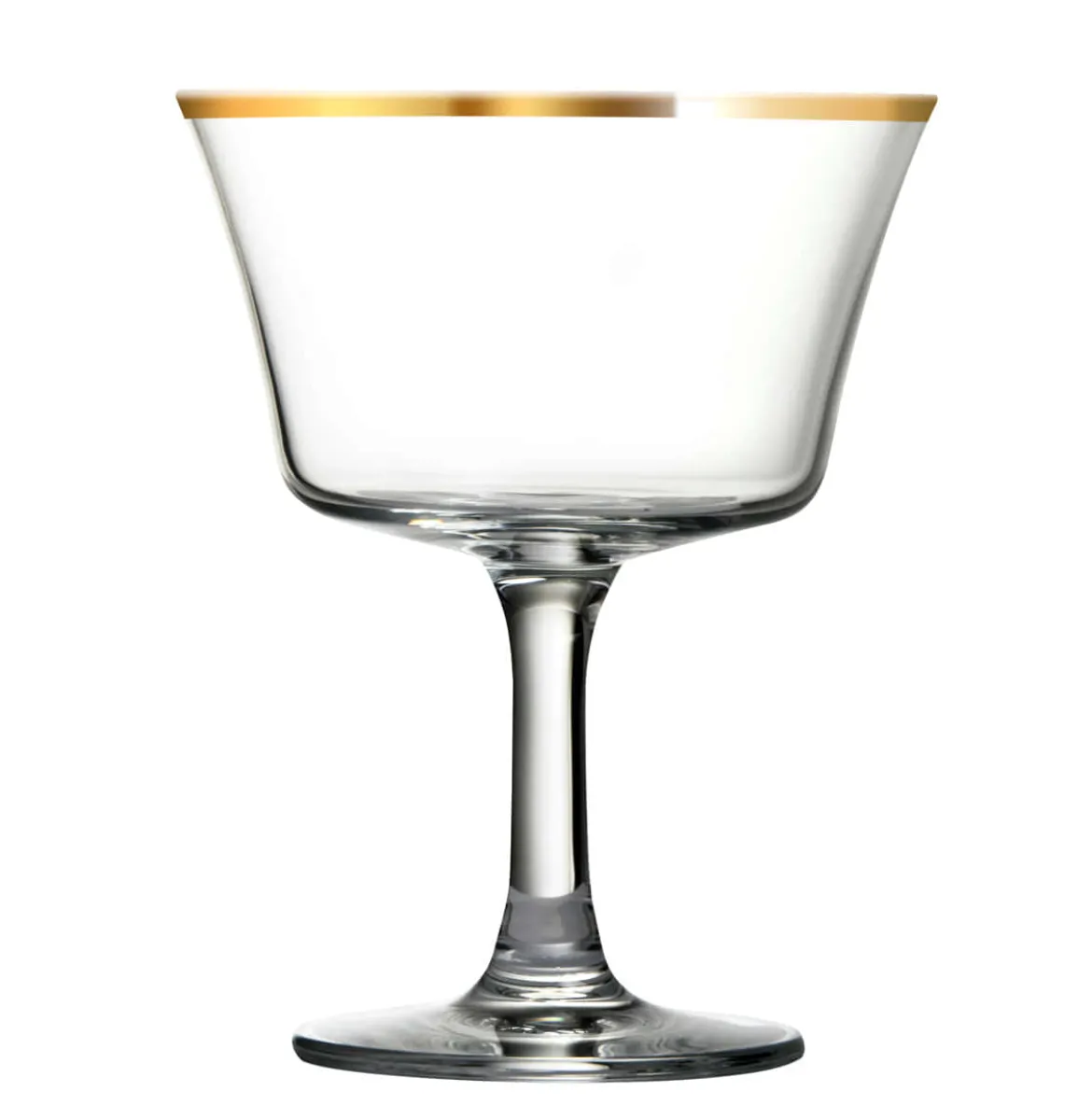 Cocktailglas Retro Fizz | Goldrand - 200 ml