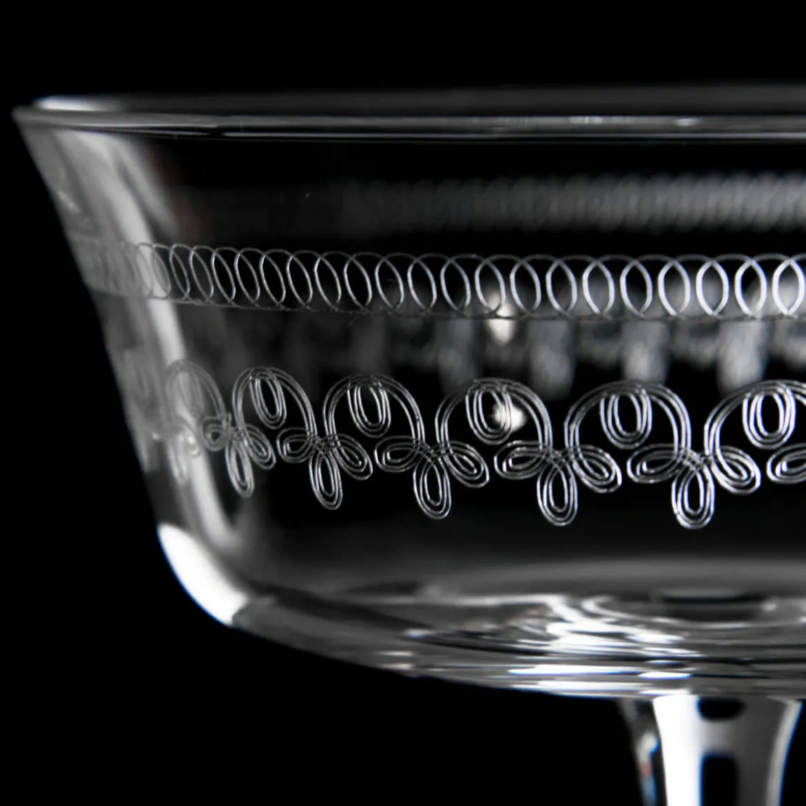 Cocktailglas Retro Fizzio | 1910er Verzierung - 260 ml