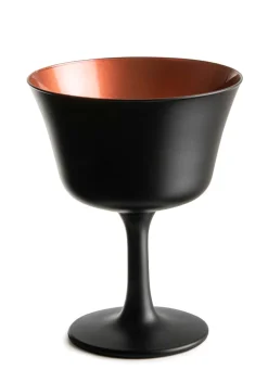 Cocktailglas Retro Fizz | Schwarz matt - 200 ml