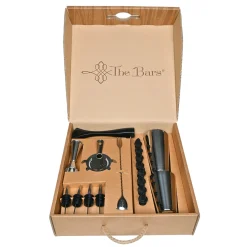 Cocktailset 18-teilig - Geschenkbox | Silber