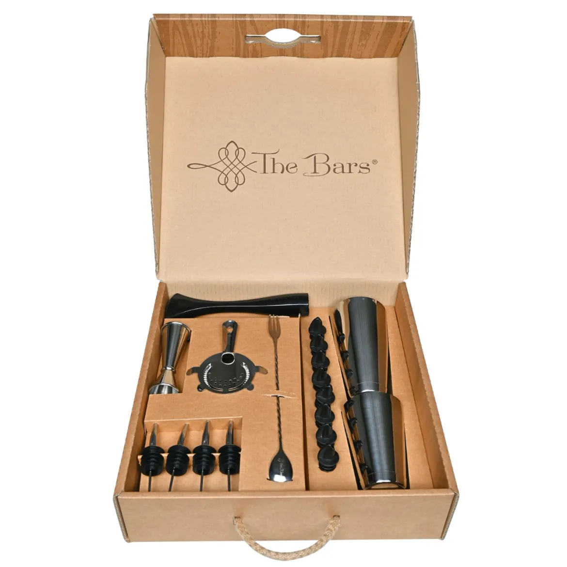 Cocktailset 18-teilig - Geschenkbox | Silber