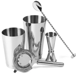 Cocktailset 5-teilig - Geschenkbox | Silber