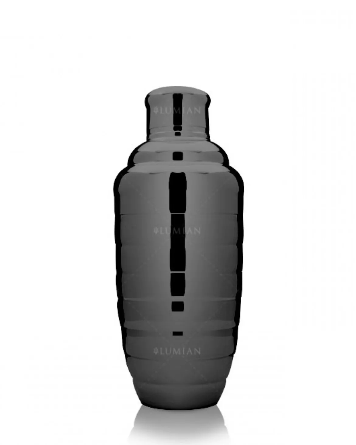 Cocktailshaker Bomber | dreiteilig - 500 ml - Schwarz