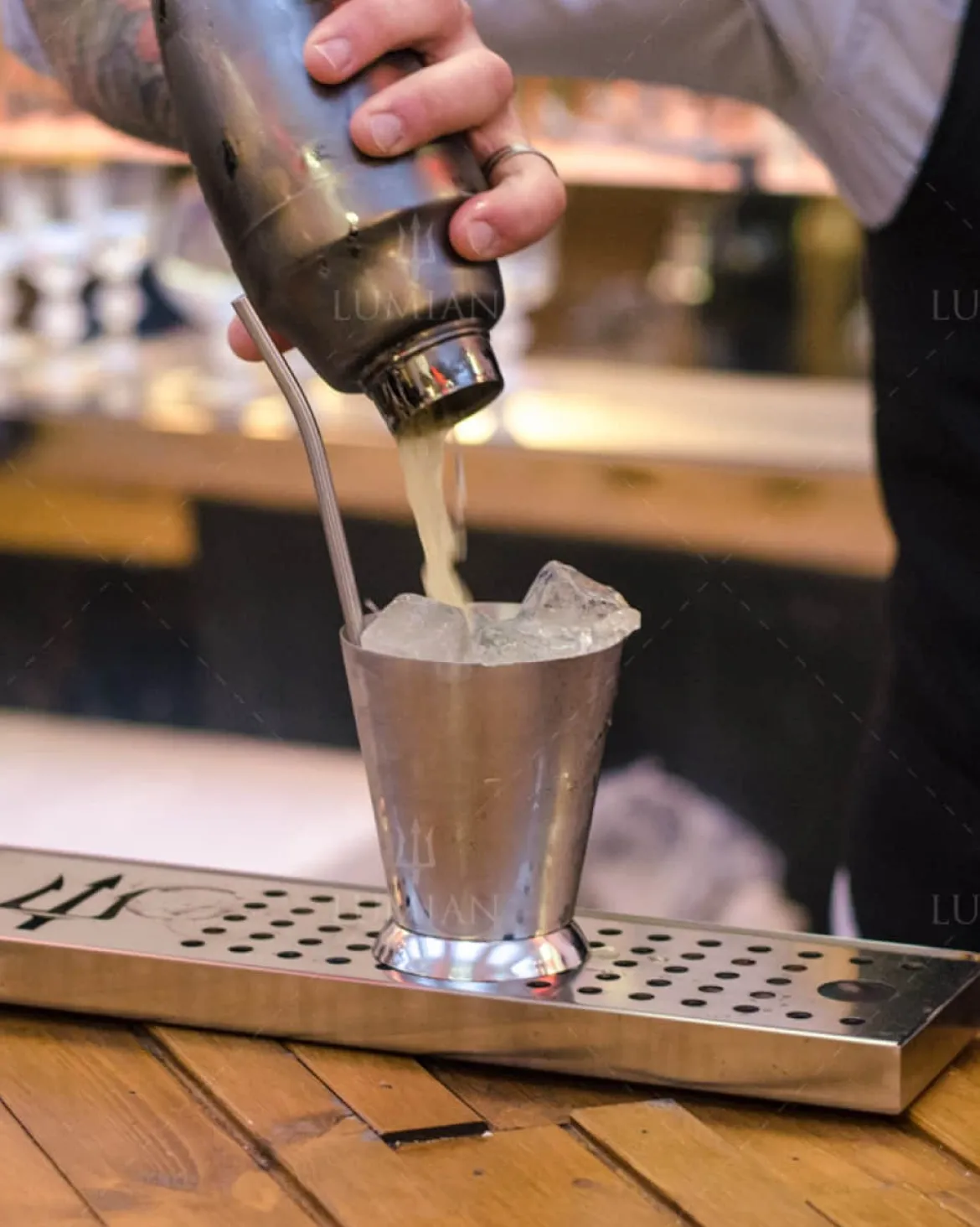 Cocktail Shaker Kenta | 3 teilig - 0,5 l - Schwarz
