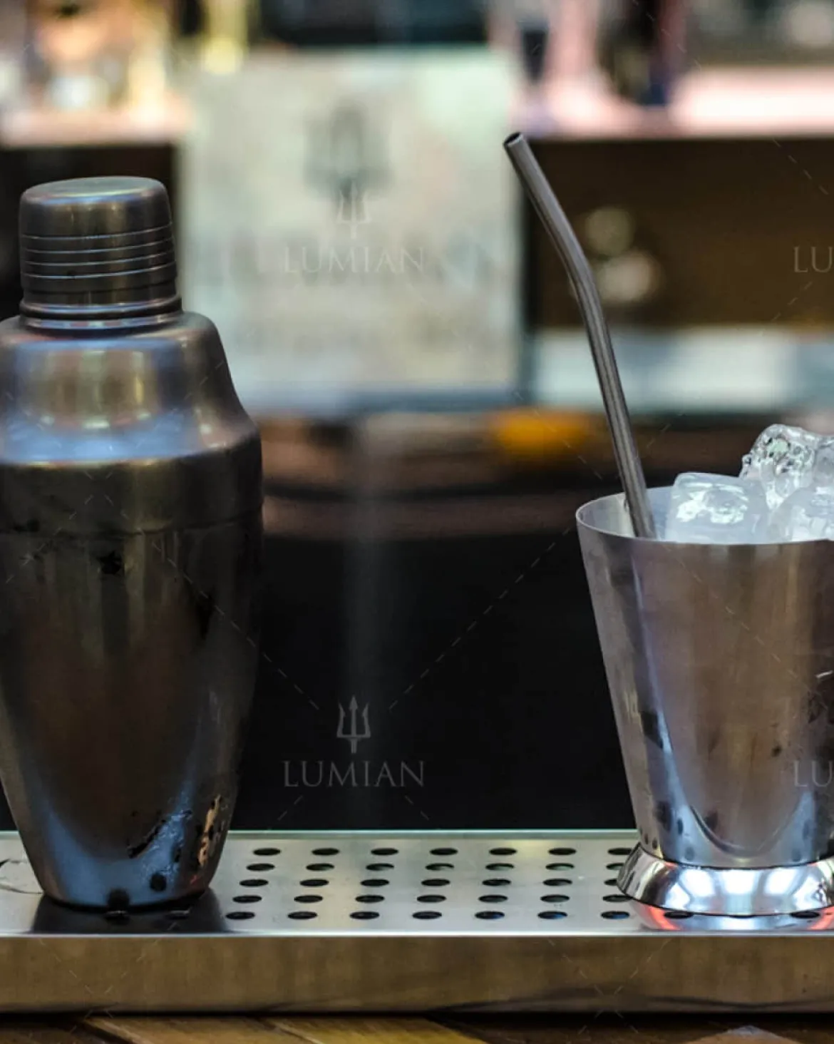 Cocktail Shaker Kenta | 3 teilig - 0,5 l - Schwarz