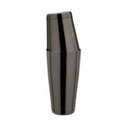 Cocktailshaker Tin-in-Tin | Gunmetal Schwarz