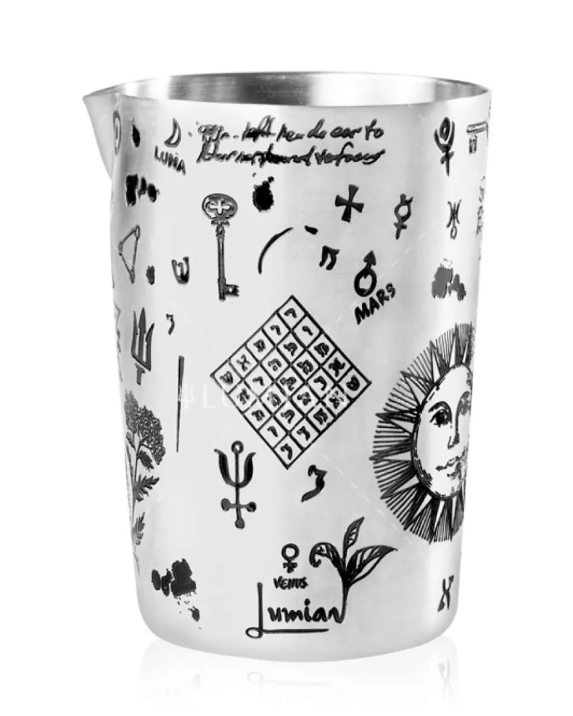 Edelstahl Rührglas - Sakura Tattoo | 500 ml