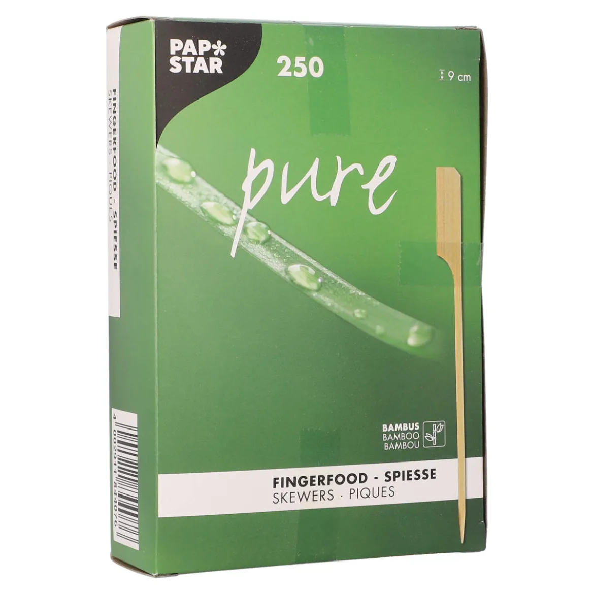 Fingerfood-Spieße "Golf" | 9 cm - Papstar Pure (250 Stk)