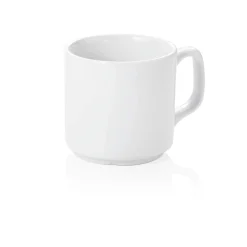 Kaffeetasse stapelbar | weiß - 260 ml (6 Stk)
