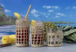 Longdrinkglas - Seegras Korb | 420 ml