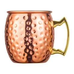 Moscow Mule Kupferbecher | gehämmert - 400 ml