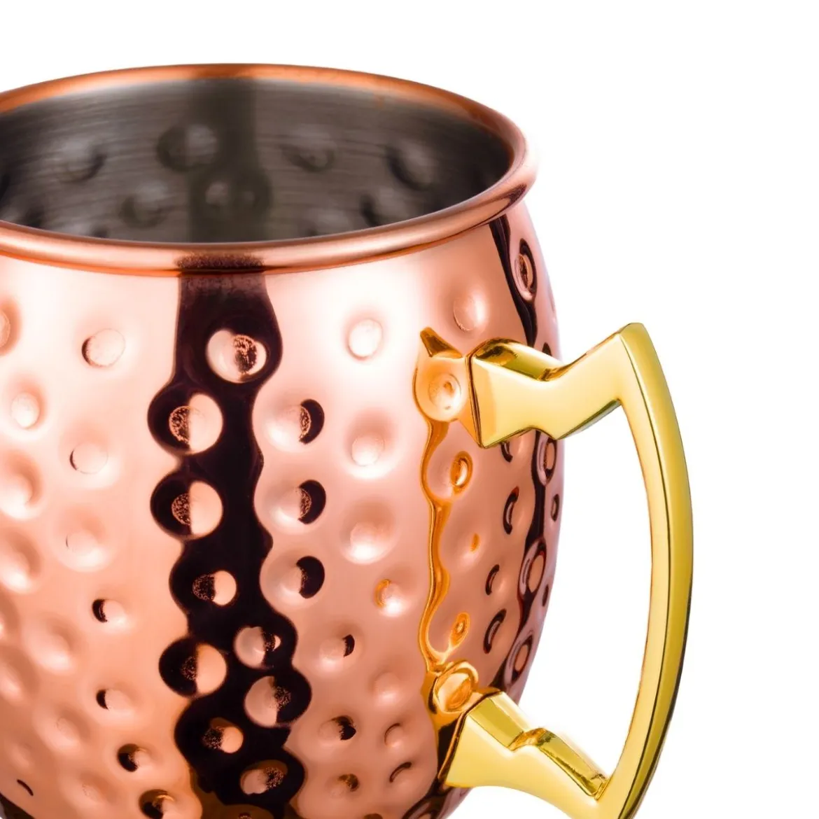 Moscow Mule Kupferbecher | gehämmert - 400 ml