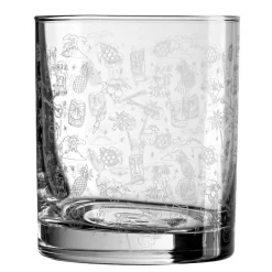 Old Fashioned Glas - Tiki Verzierung | 250ml