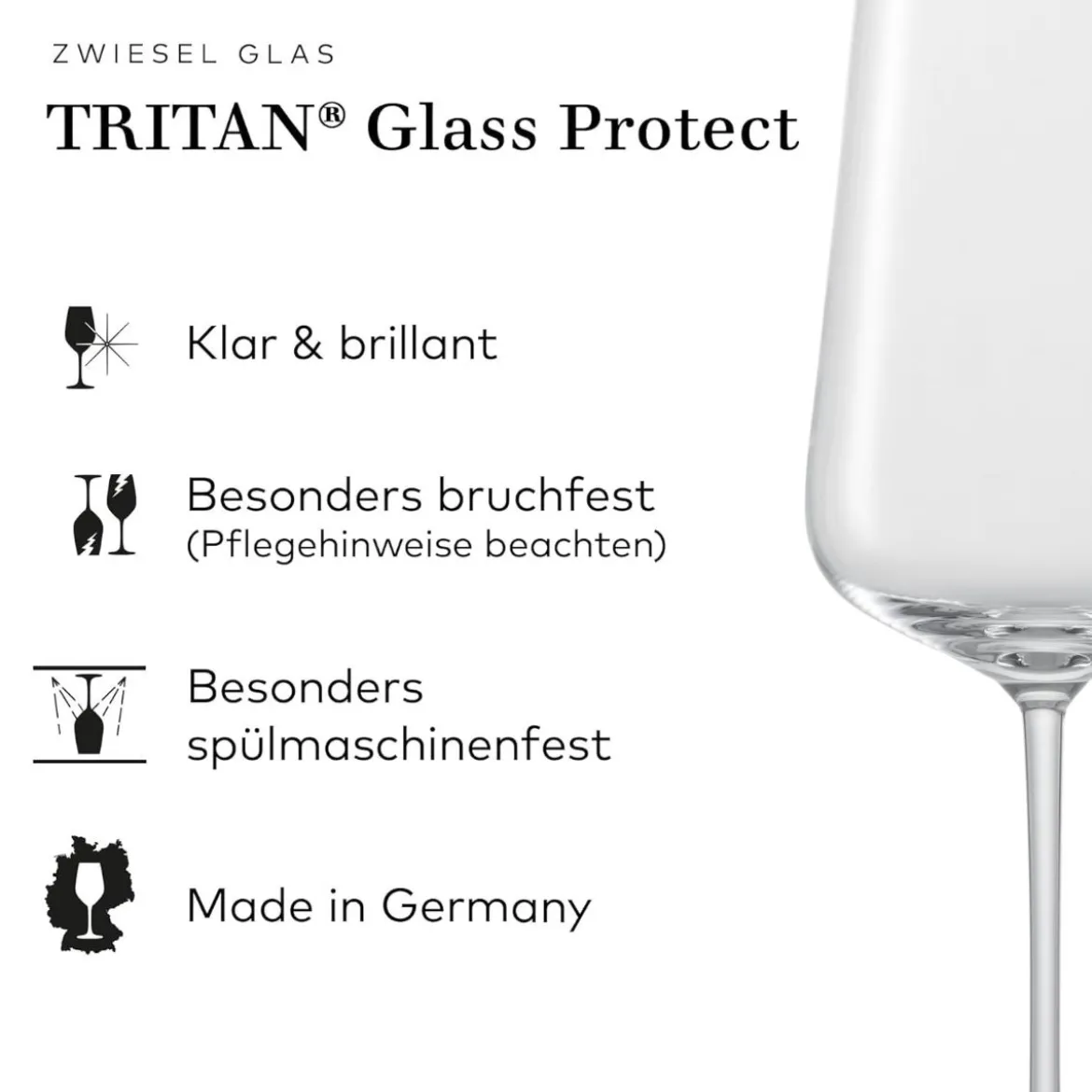Riesling Weißweinglas | Verbelle - Zwiesel Glas | 410 ml (6 Stk)