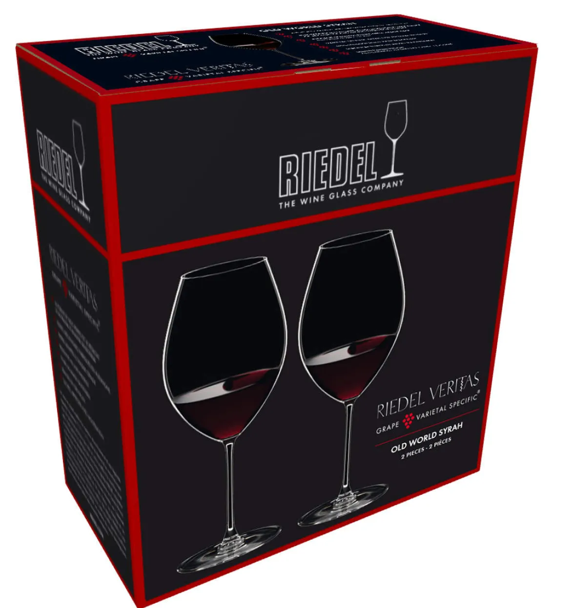 Rotweinglas Alte Welt Syrah | Veritas – Riedel | 630 ml (2 Stk)