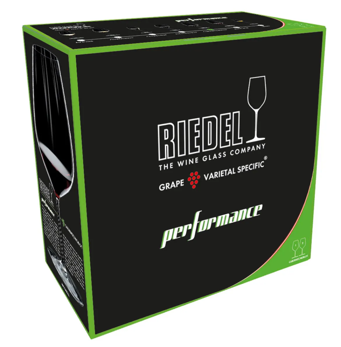 Rotweinglas Cabernet - Merlot | Performance - Riedel | 830 ml (2 Stk)