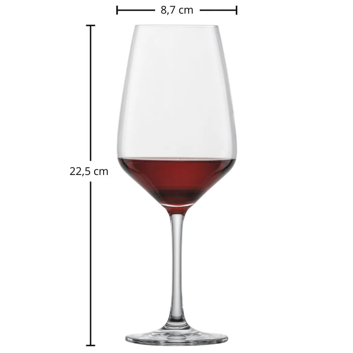 Rotweinglas | Taste - Schott Zwiesel | 0,2l Eiche - 500 ml (6 Stk)
