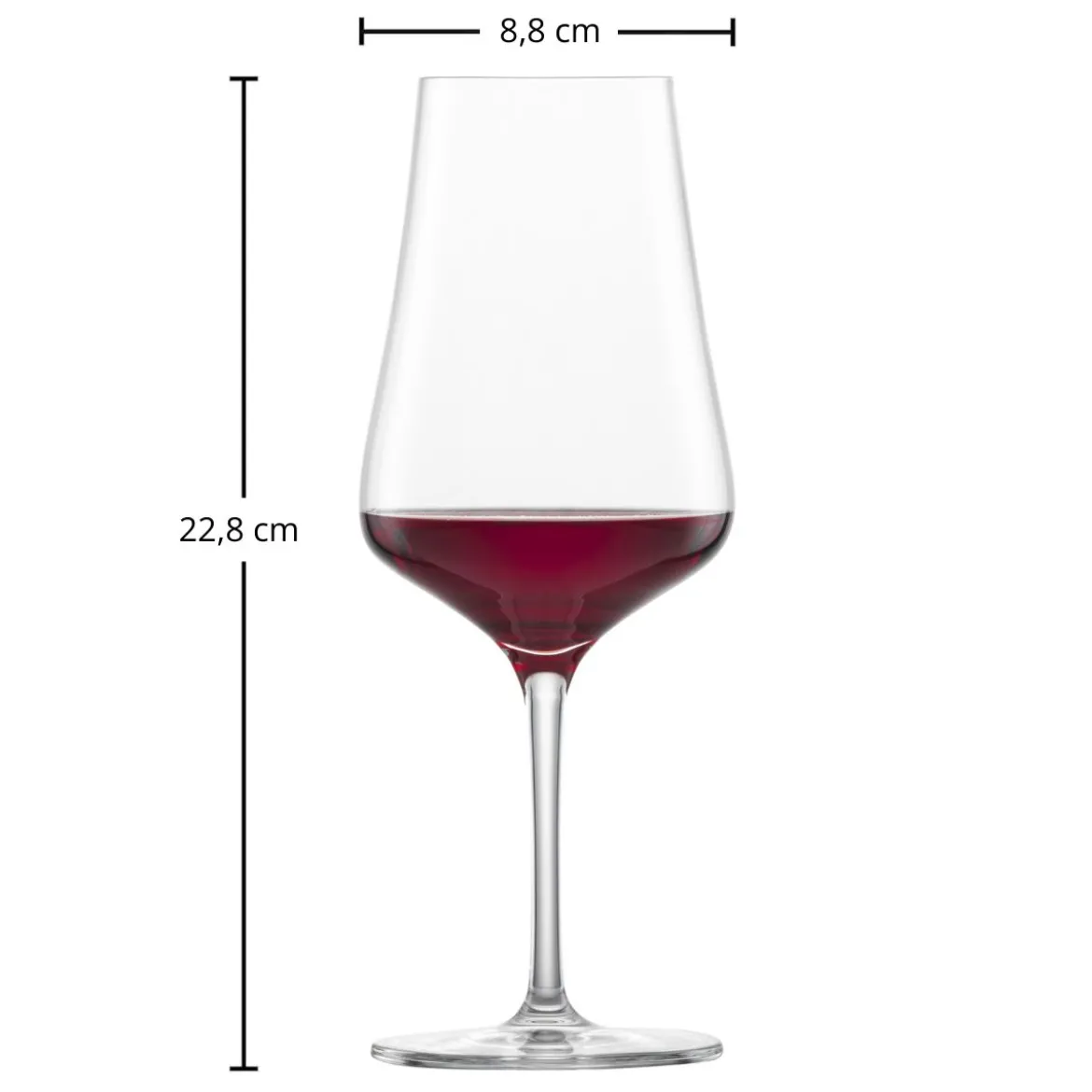 Rotweinweinglas "Beaujolais" | Fine - Schott Zwiesel | 490 ml (6 Stk)