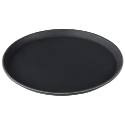 Tablett rutschfest - Polypropylen | Schwarz - Ø 36 cm
