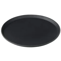 Tablett rutschfest - Polypropylen | Schwarz - Ø 40 cm