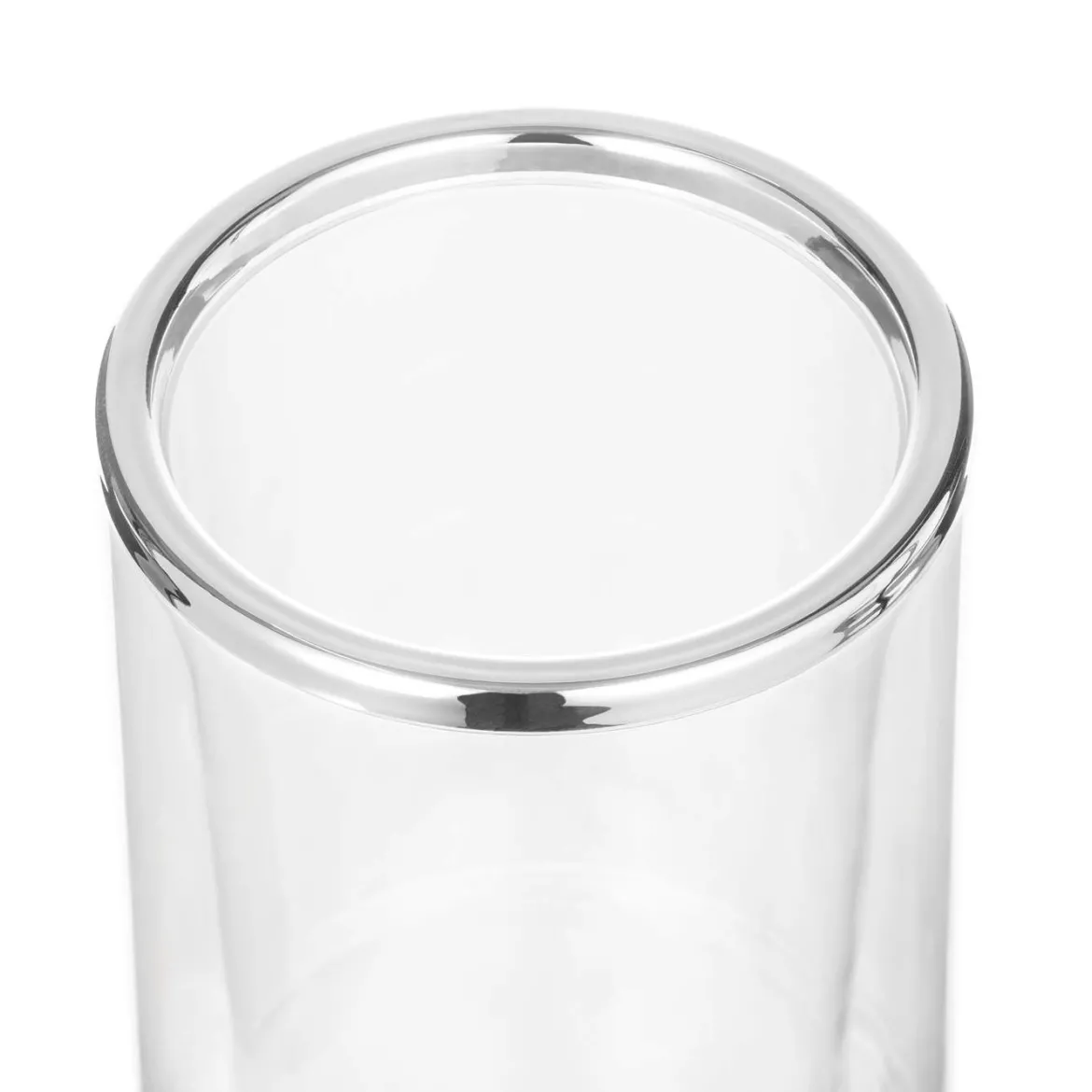 Thermo-Flaschenkühler transparent | doppelwandig