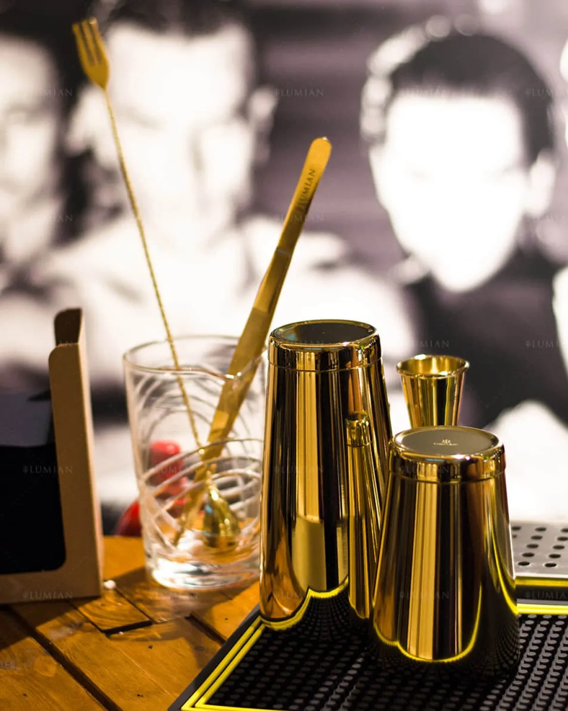 Tin-in-Tin Cocktail Shaker - Kenko | Gold