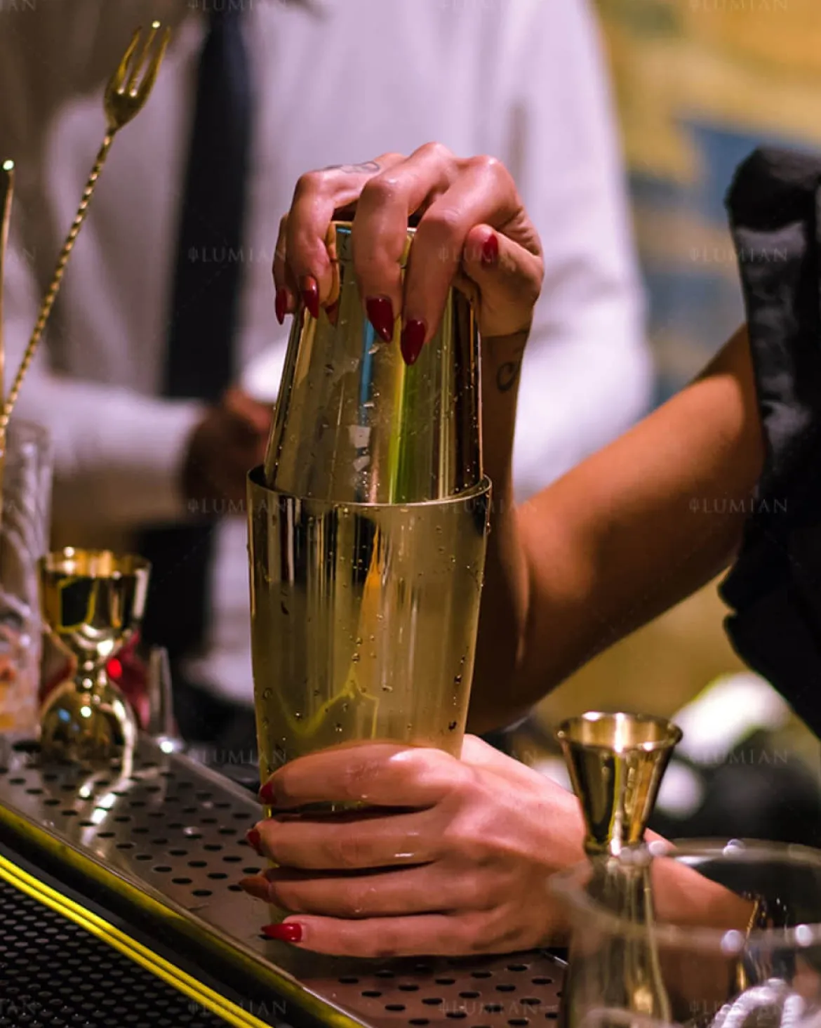 Tin-in-Tin Cocktail Shaker - Kenko | Gold