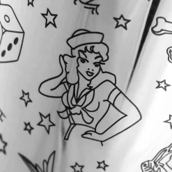 Tin-in-Tin Cocktailshaker | Tattoo Verzierung