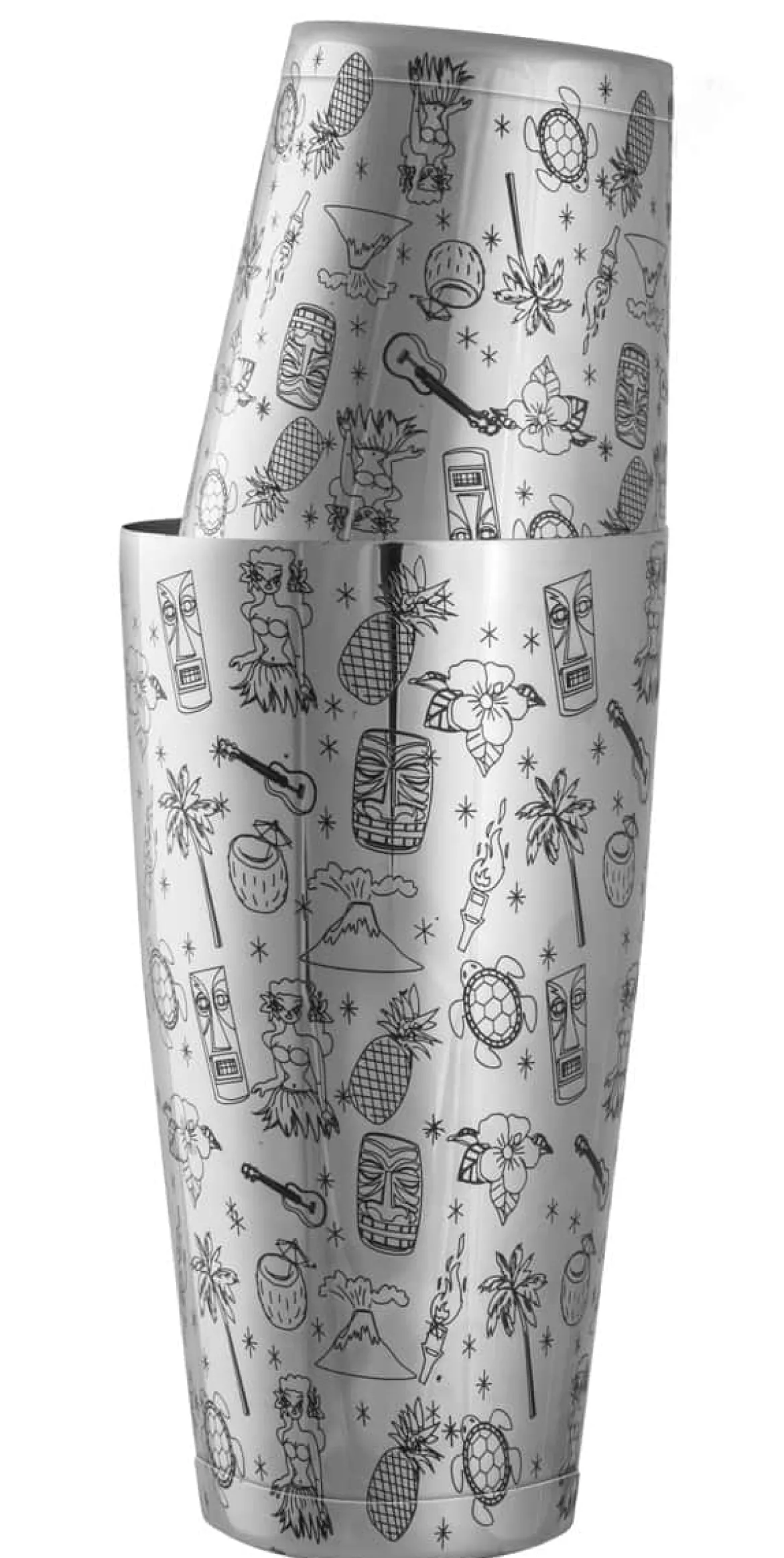 Tin-in-Tin Cocktailshaker | Tiki Verzierung