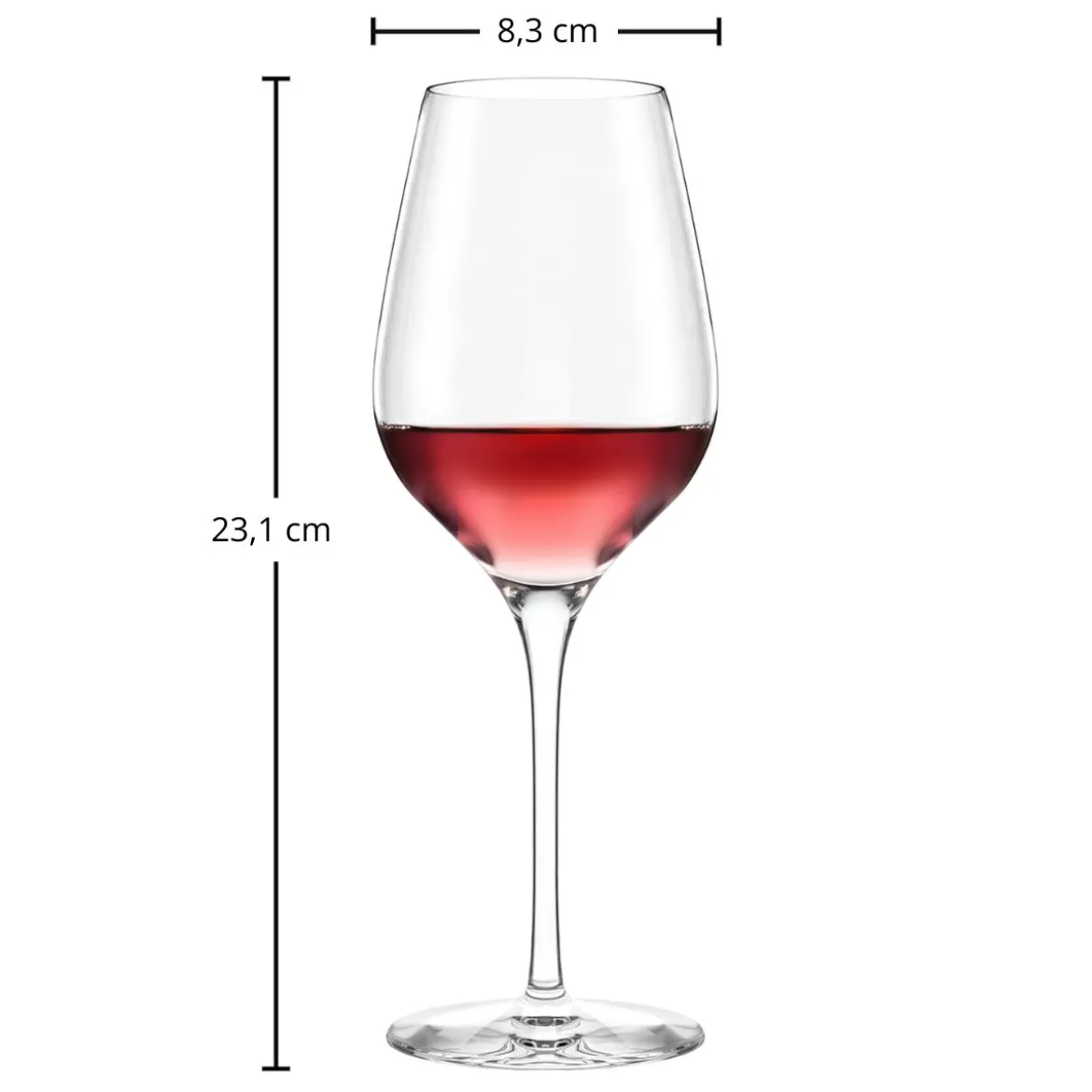 Universal Weinglas | Exquisit Royal - Stölzle Lausitz | 420 ml (6 Stk)