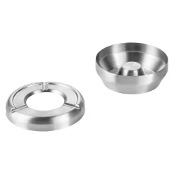 Windaschenbecher Edelstahl - stapelbar | silber - Ø 9,5 cm